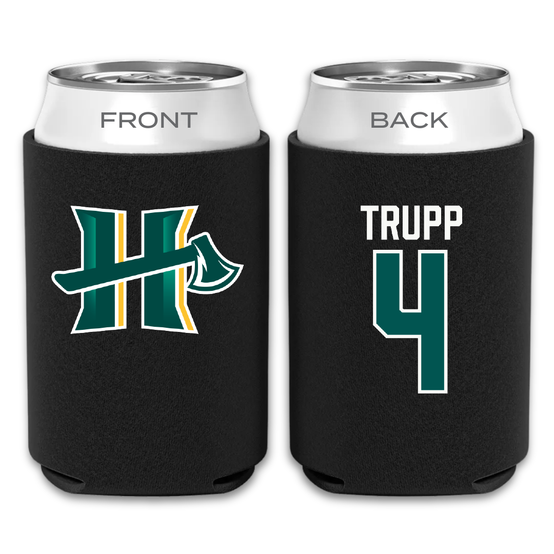 Cal Poly Humboldt Volleyball Black Can Cooler - #4 Graysen Trupp