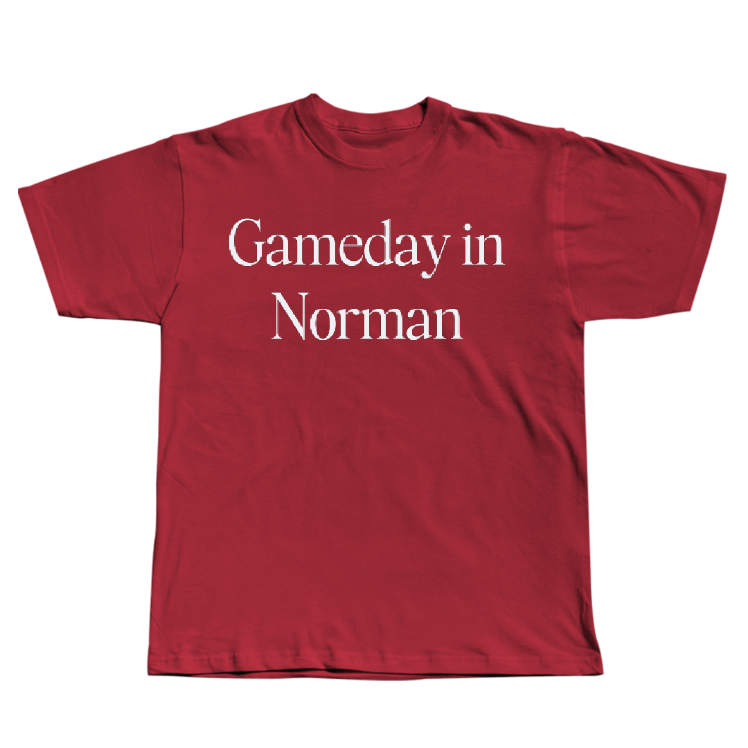 University of Oklahoma Soccer (W) Crimson Gameday Tee - #5 Hadley Murrell