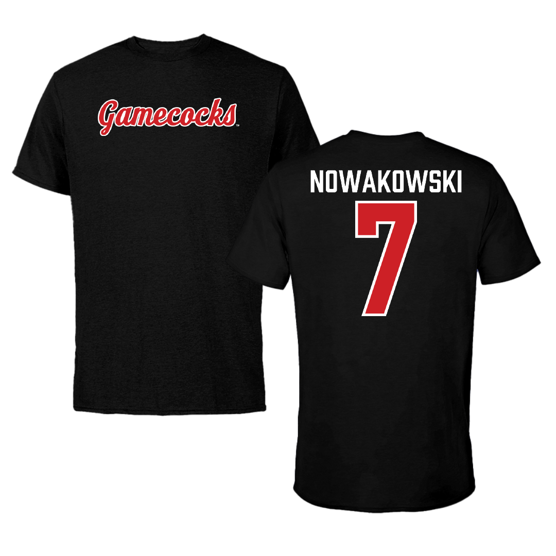 Jacksonville State University Softball Black Tee - #7 Morgan Nowakowski