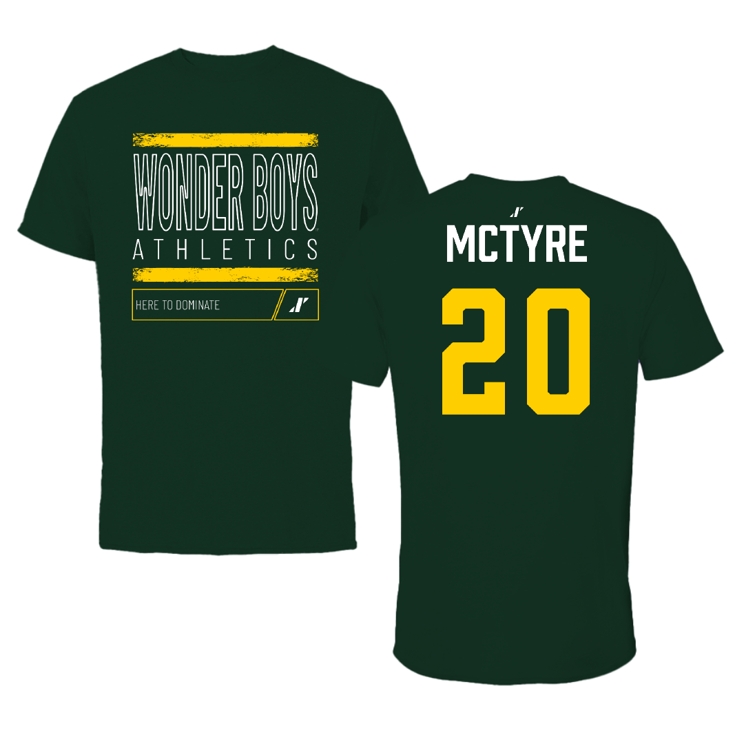 Arkansas Tech University Baseball Forest Green Dominate WB Tee - #20 Jaxon McTyre