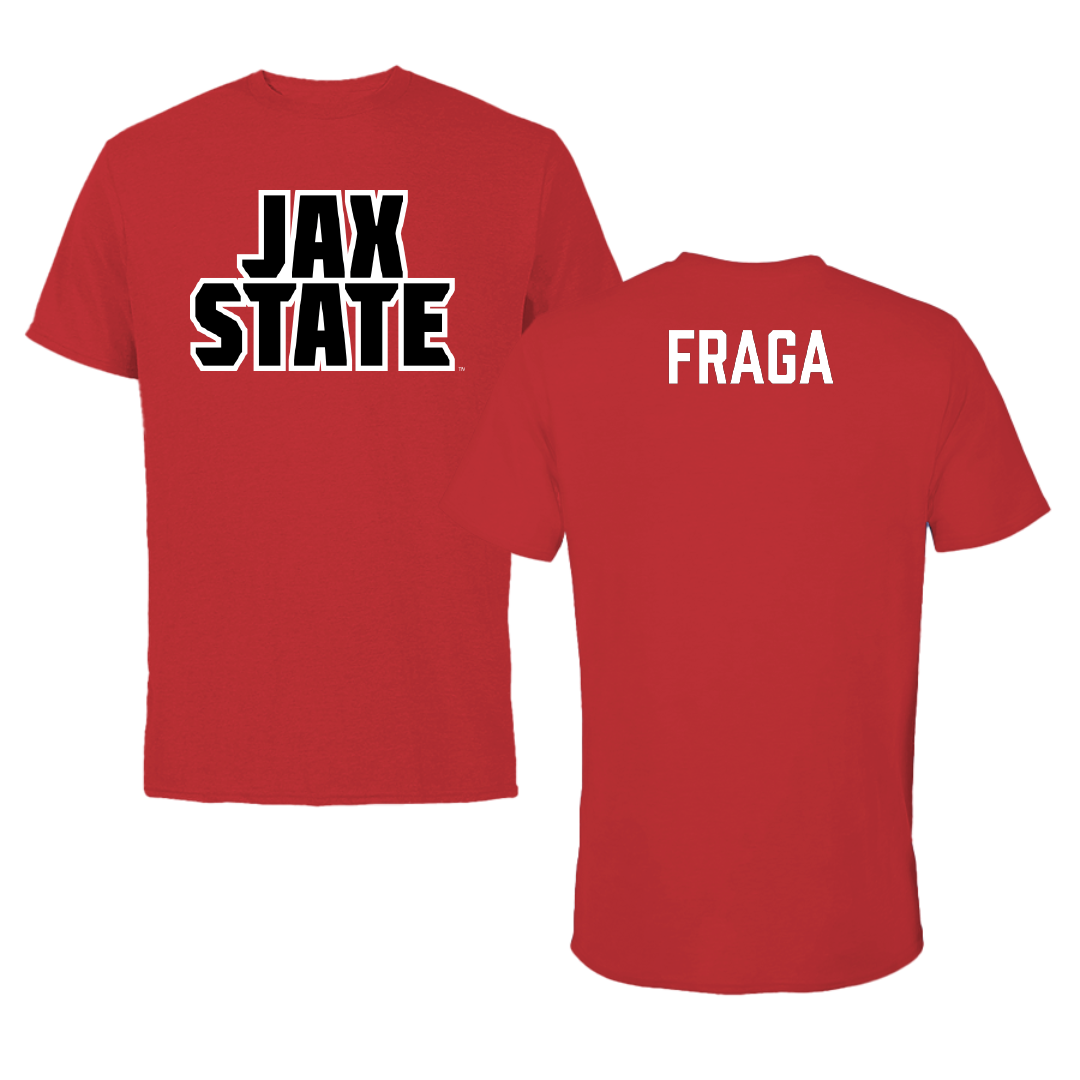 Jacksonville State University TF and XC Red Performance Tee - Rodrigo Fraga