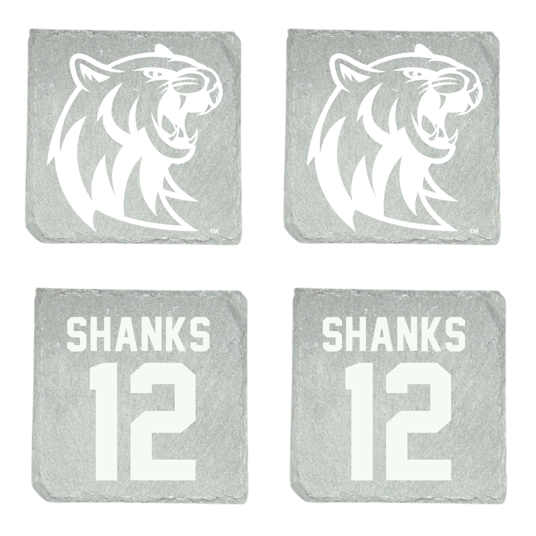Rogers State University Basketball (W) Stone Coaster (4 Pack)  - #12 Samantha Shanks