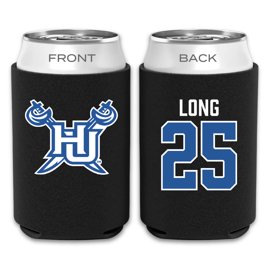 Hampton University Basketball Black Can Cooler - #25 Xzavier Long