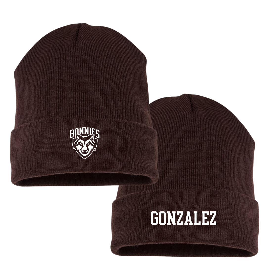 St. Bonaventure University Lacrosse (W) Brown Beanie - #17 Rylee Gonzalez