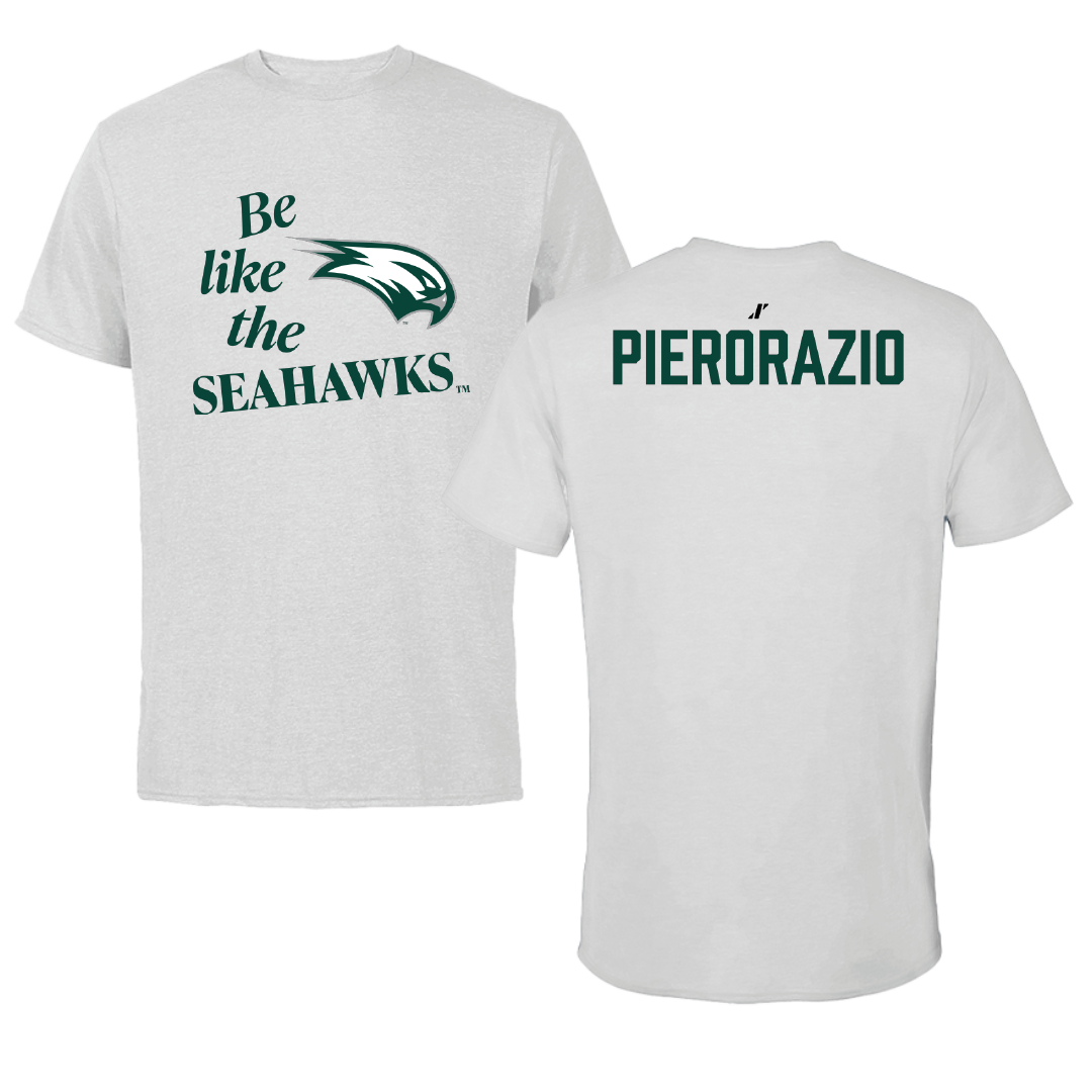 Wagner College Baseball Light Gray Be Like Us Performance Tee - Rocco Pierorazio