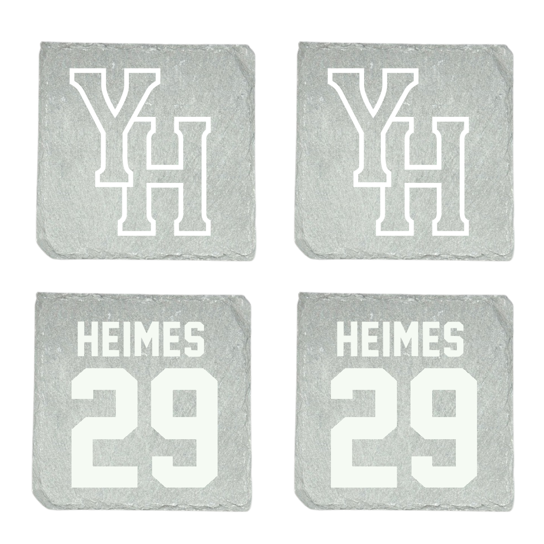 Young Harris College Lacrosse Stone Coaster (4 Pack)  - #29 Riley Heimes
