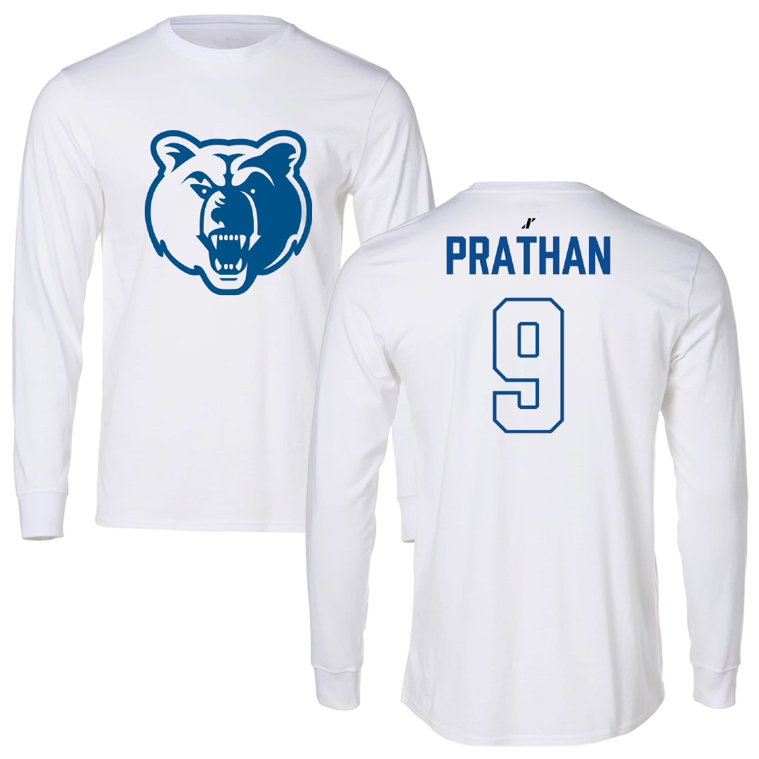 Salt Lake Community College Softball White Performance Long Sleeve - #9 Jazmine Prathan