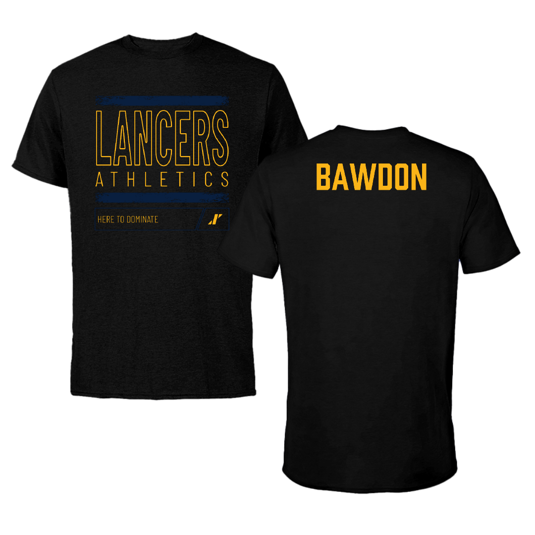 Mount Marty University TF and XC Black Dominate Tee - Marissa Bawdon