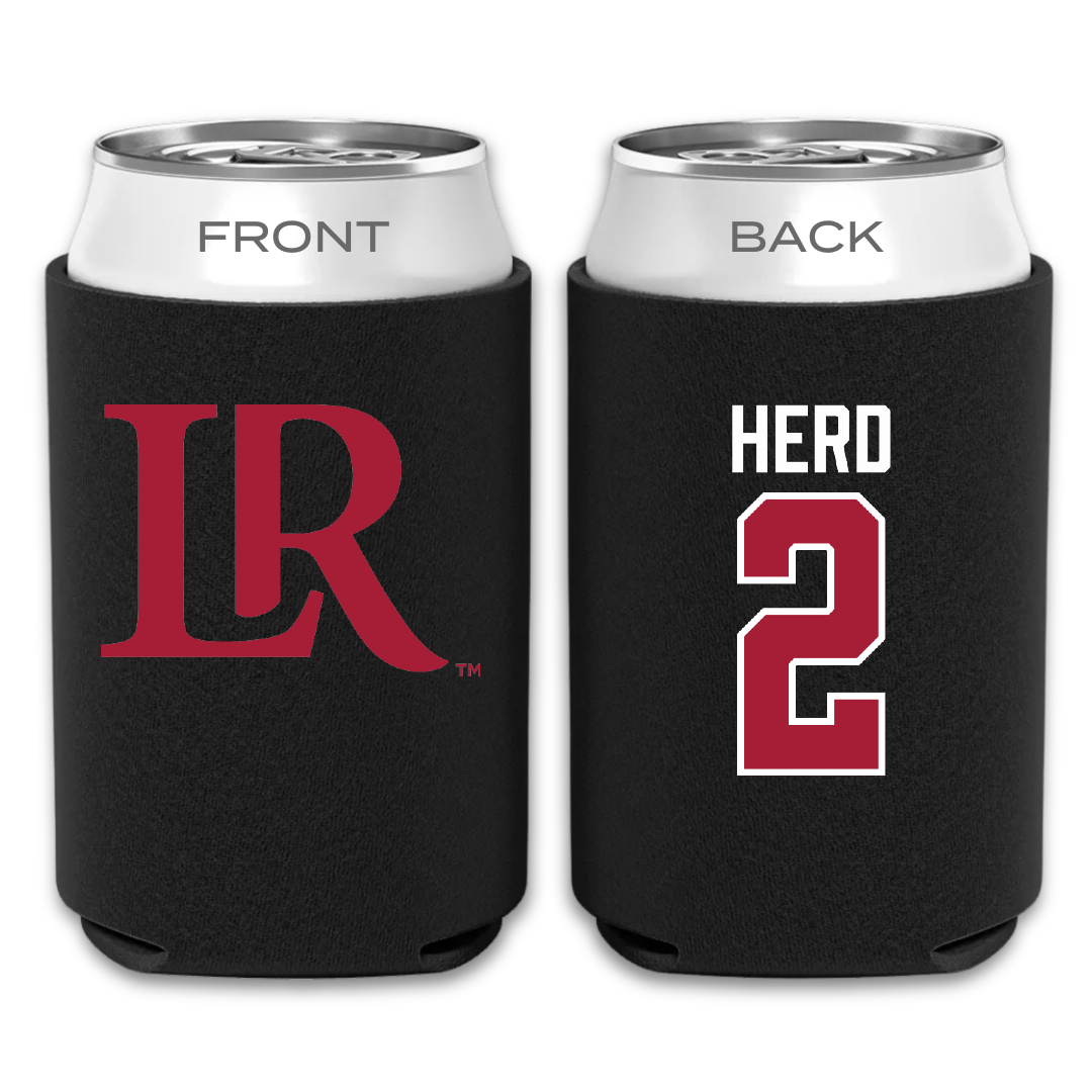 Lenoir-Rhyne University Lacrosse Black Can Cooler - #2 Cameron Herd