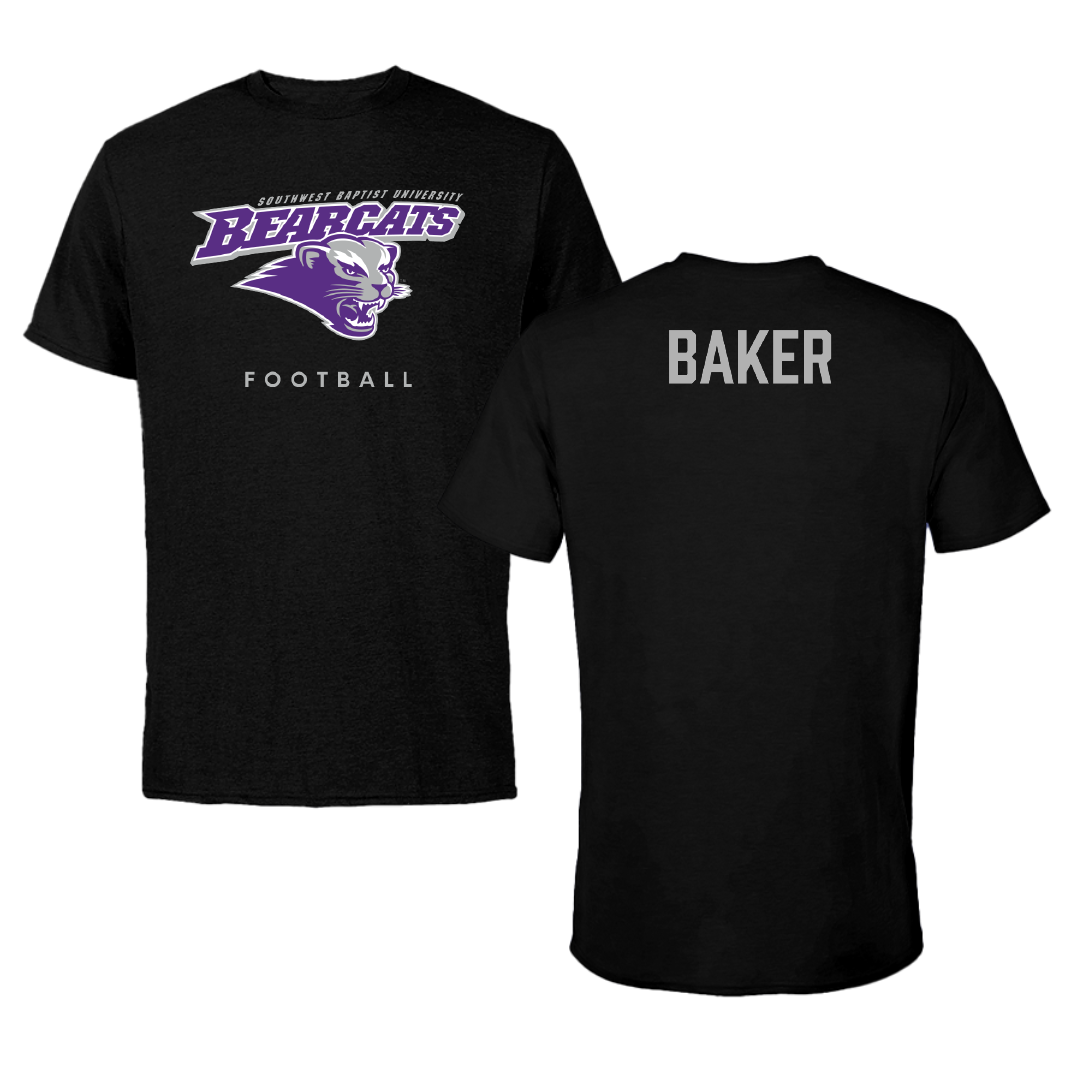 Southwest Baptist University Football Black Tee - Ben Baker