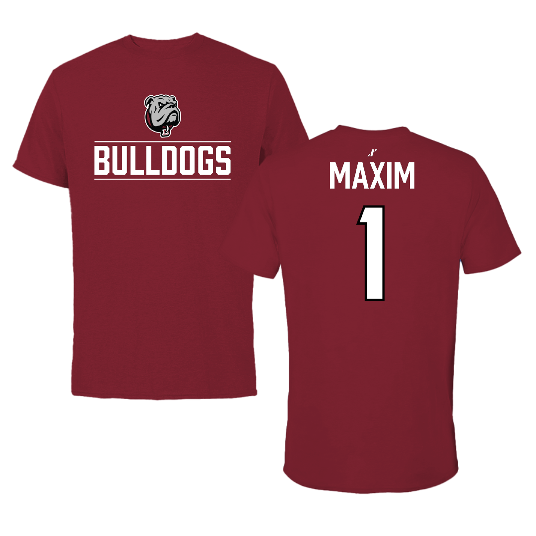 Dean College Baseball Cardinal General Tee - #1 Bert Maxim