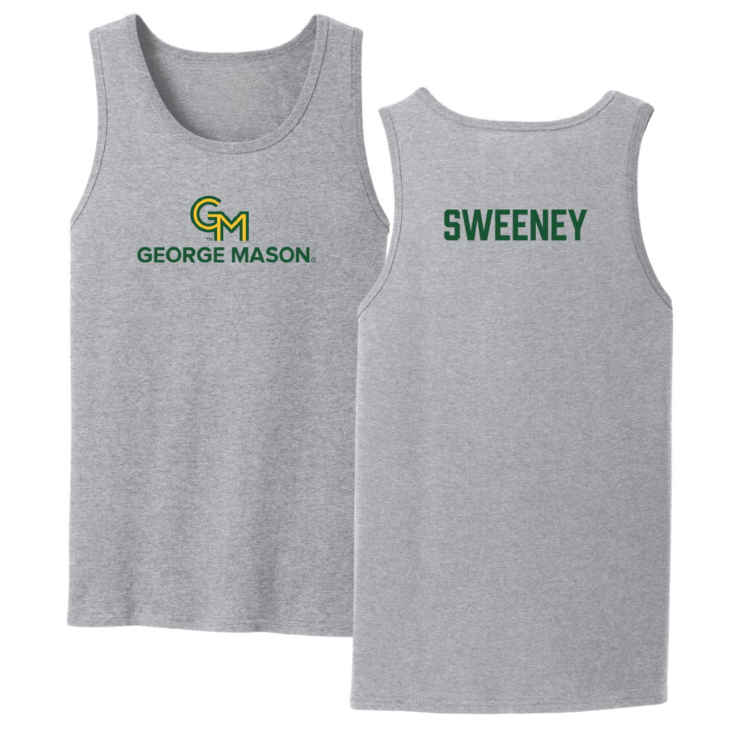 George Mason University Swimming & Diving Sport Gray Tank Top - Gracie Sweeney