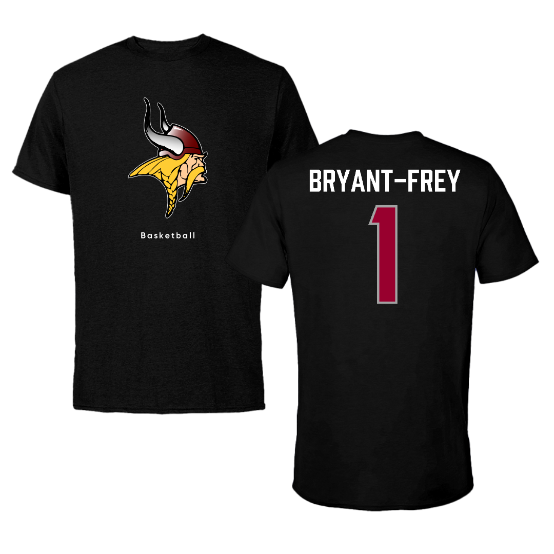 Valley City State University Basketball (M) Black Performance Tee - #1 Andrew Bryant-Frey