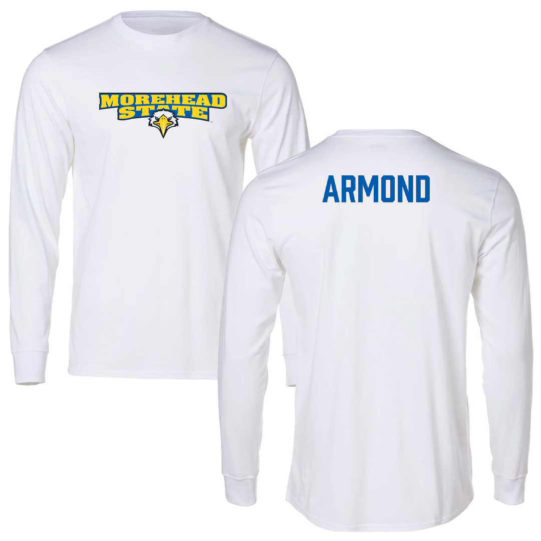 Morehead State University Cheer White Performance Long Sleeve - Quindarius Armond