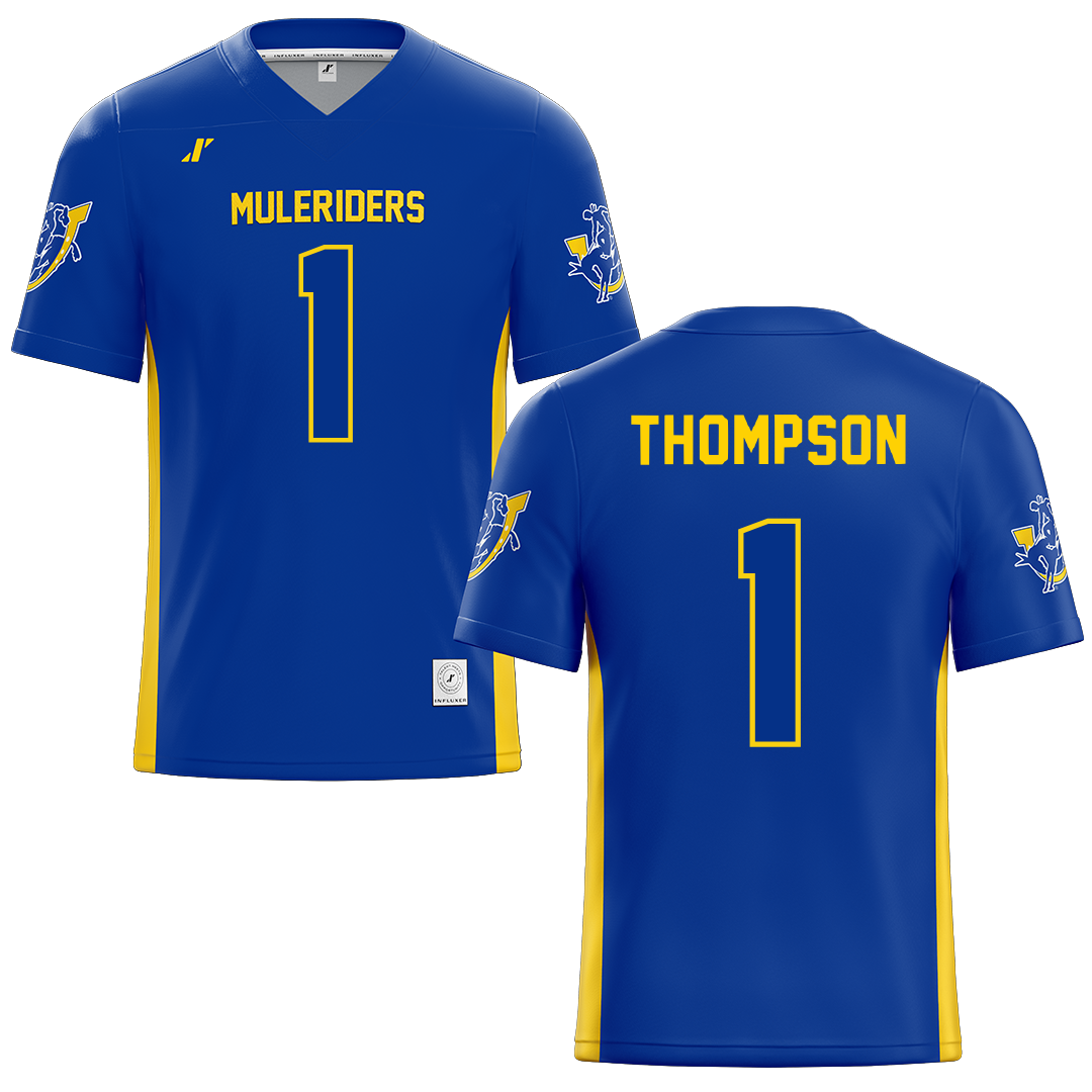 Southern Arkansas University Blue Football Jersey - Zach Thompson