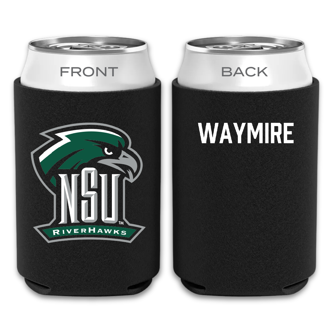 Northeastern State University Golf Black Can Cooler - Cole Waymire