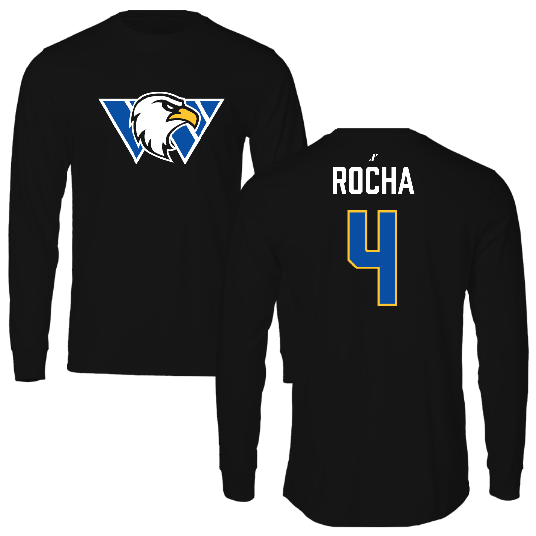 Williams Baptist University Soccer (M) Black Long Sleeve - #4 Pedro Paulo Rocha