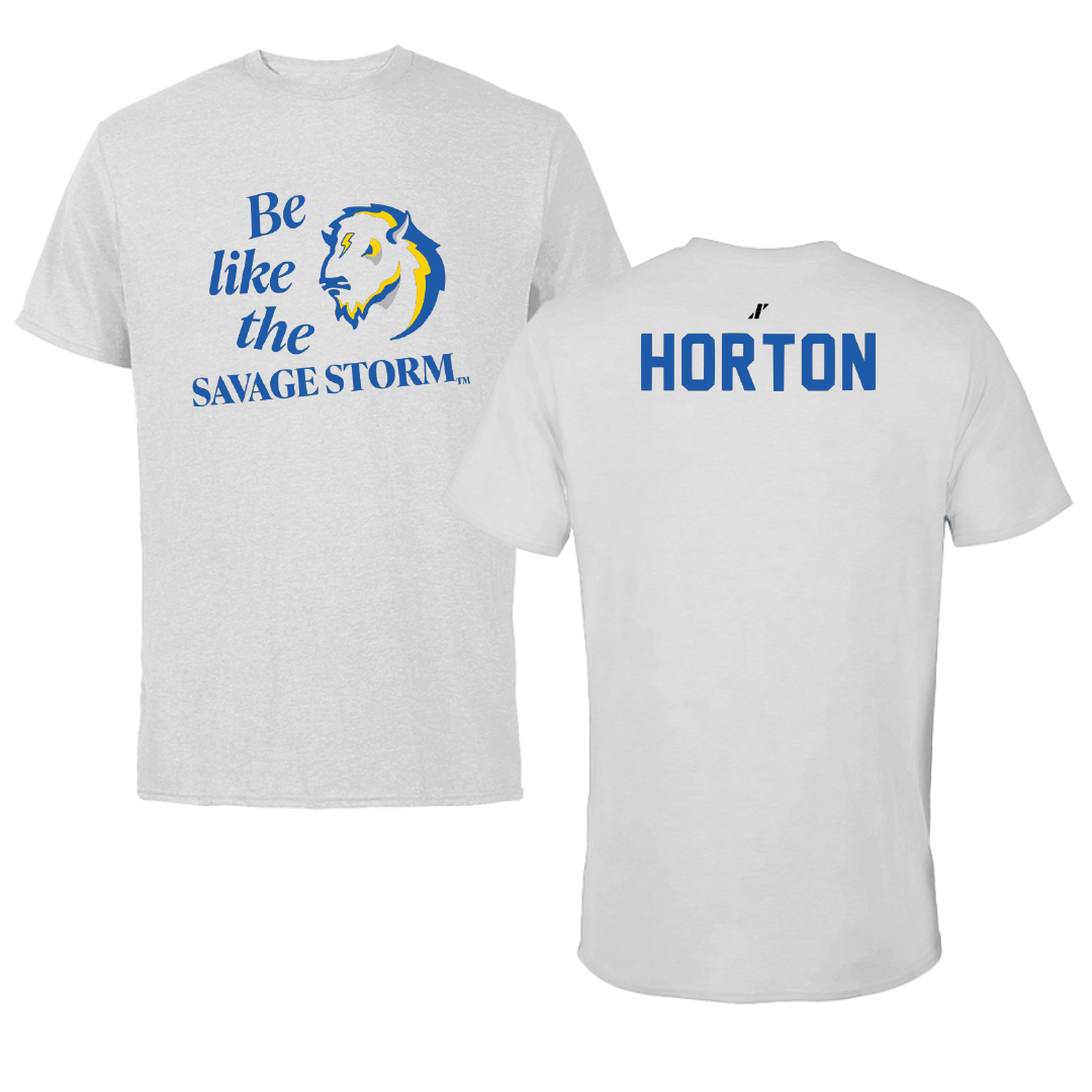 Southeastern Oklahoma State University TF and XC Light Gray Be Like Us Performance Tee - Khareah Horton