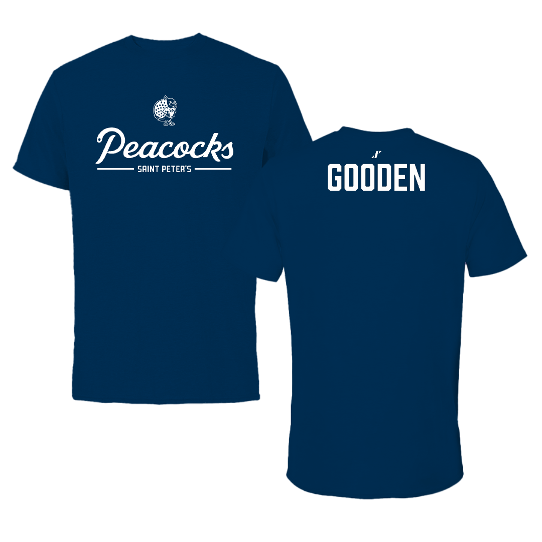 Saint Peter's University TF and XC Navy General Tee - Delano Gooden