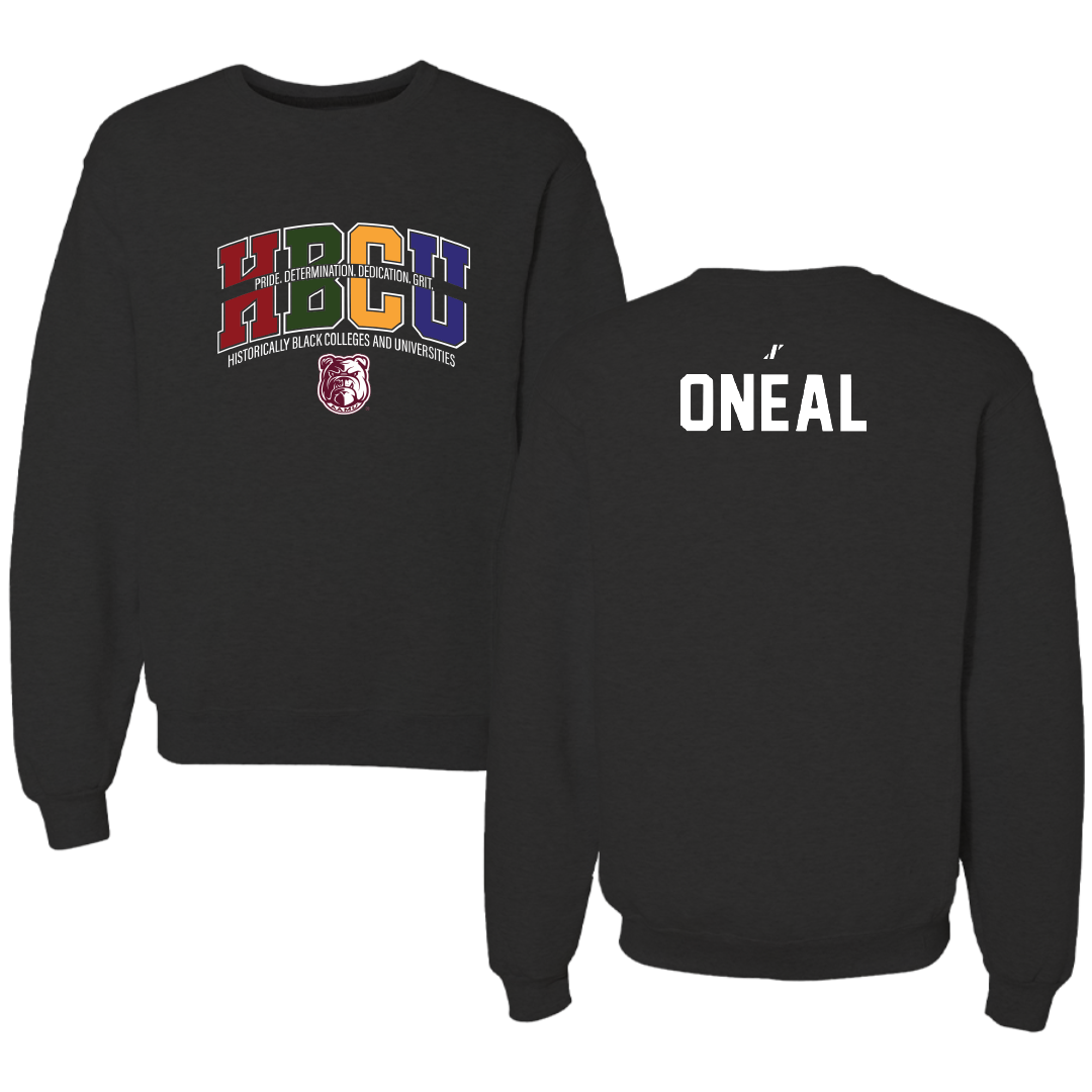 Alabama A&M University Baseball Black HBCU Crewneck - Xavier Oneal