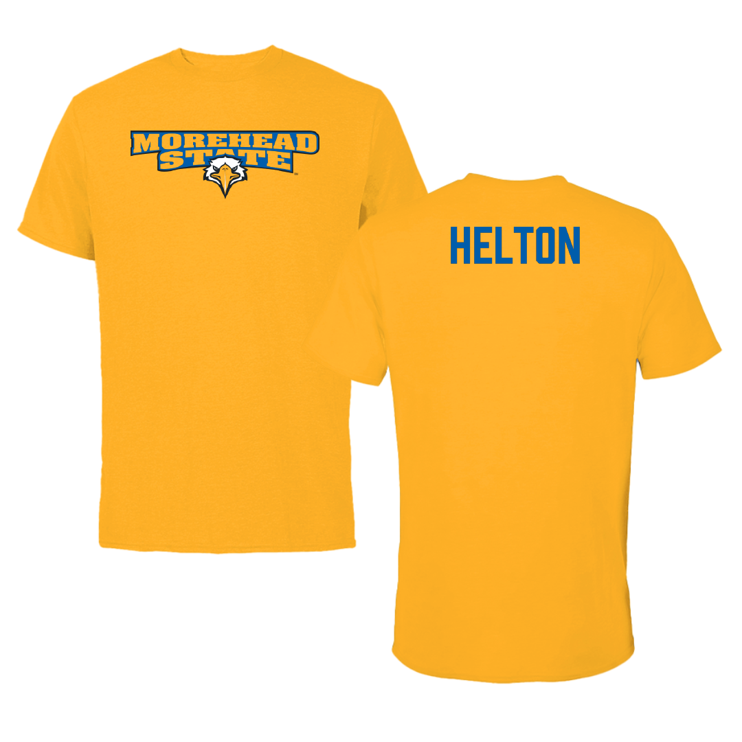 Morehead State University Cheer Gold Performance Tee - Grace Helton