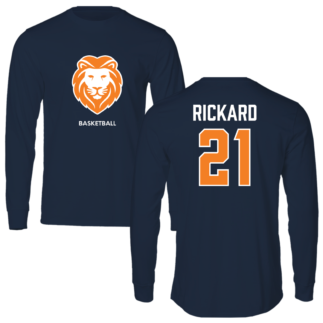 Wallace State Community College Basketball (W) Navy Performance Long Sleeve - #21 Raegan Rickard