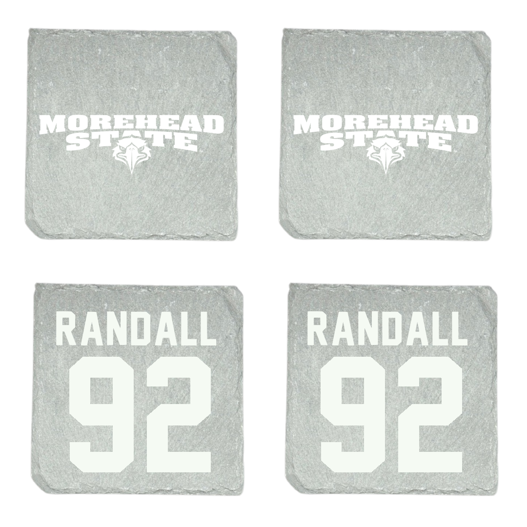 Morehead State University Football Stone Coaster (4 Pack)  - #92 Hans Randall