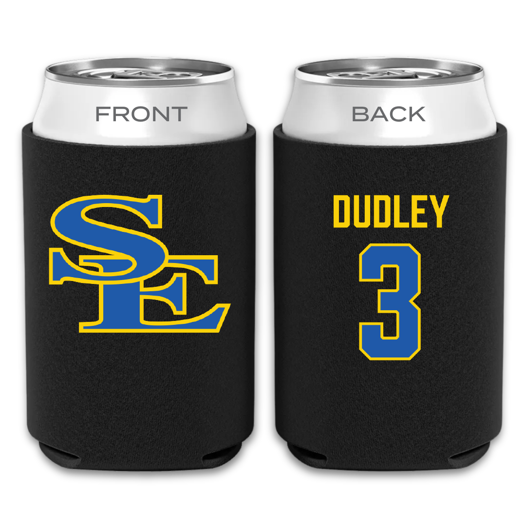 Southeastern Oklahoma State University Softball Black Can Cooler - #3 Emma Dudley