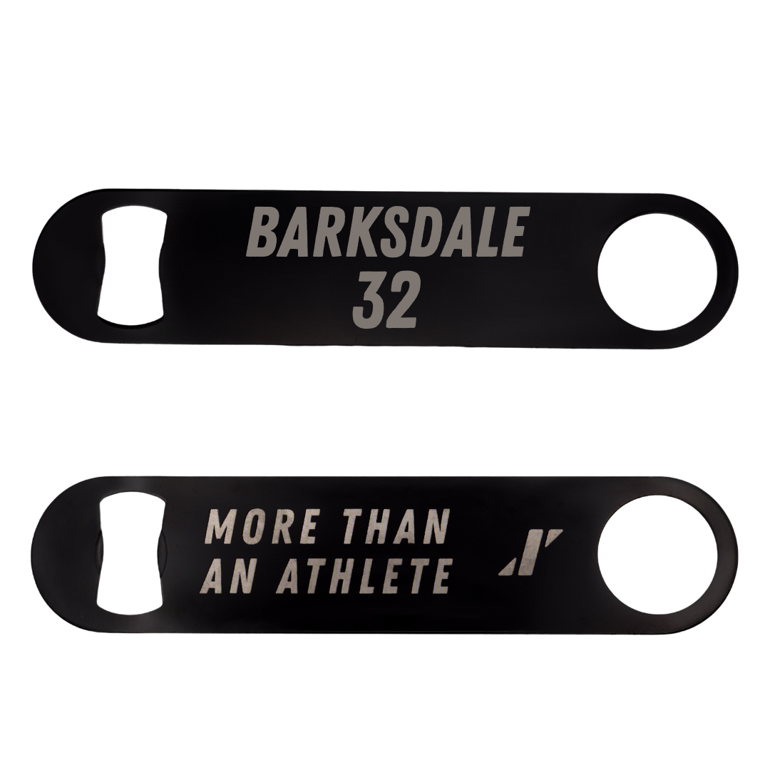 James Madison University Football Black Bottle Opener - #32 DJ Barksdale