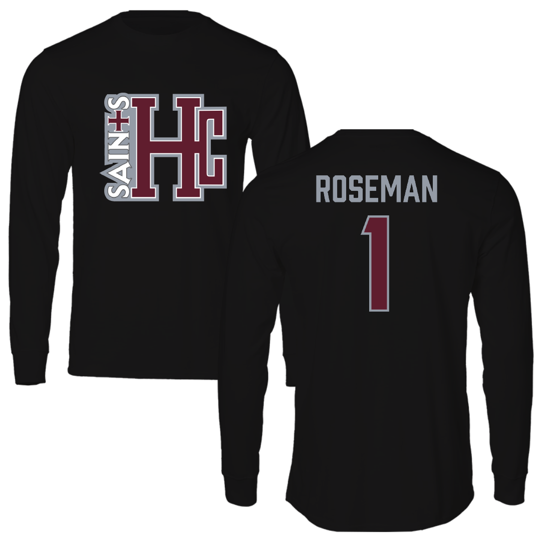 Holy Cross College Basketball (M) Black Long Sleeve - #1 AJ Roseman
