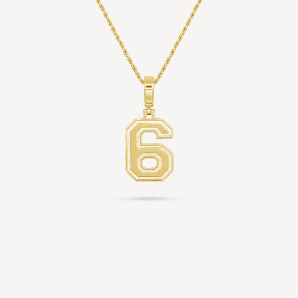Gold Presidents Pendant and Chain - #6 Ellie Pitts