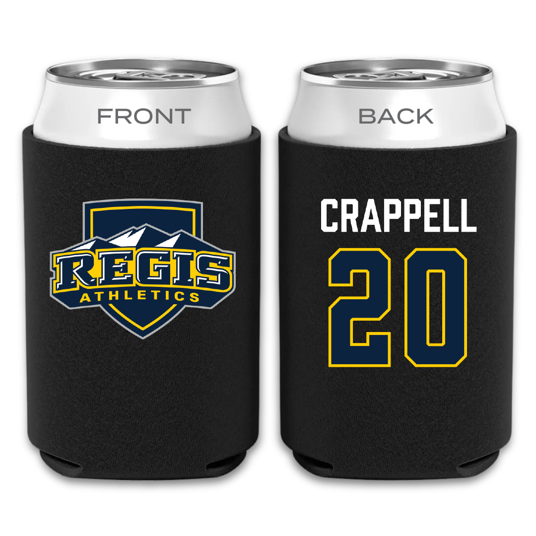Regis University (Colorado) Softball Black Can Cooler - #20 Hallie Crappell