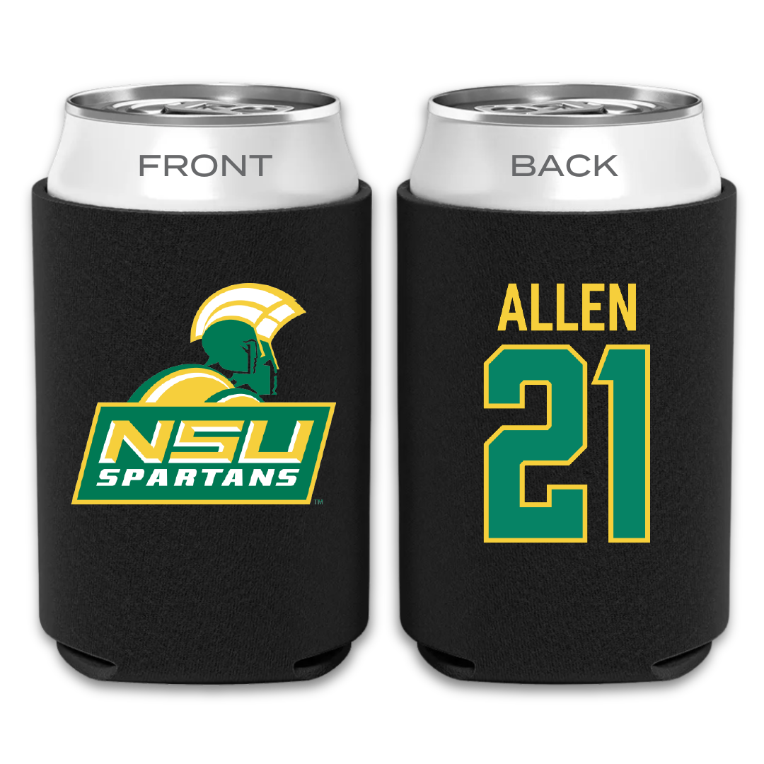 Norfolk State University Football Black Can Cooler - #21 Devon Allen