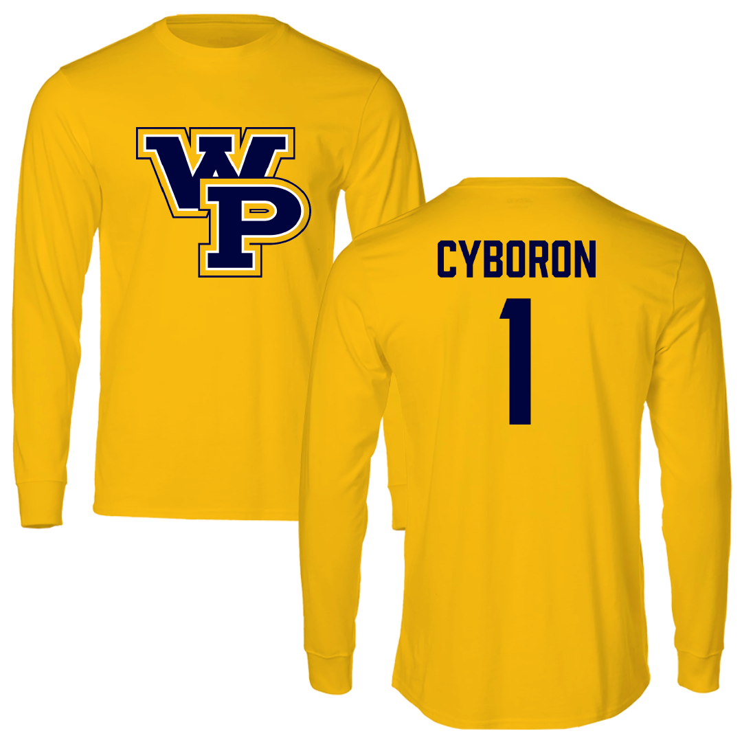 William Penn University Lacrosse (M) Gold Performance Long Sleeve - #1 Blake Cyboron
