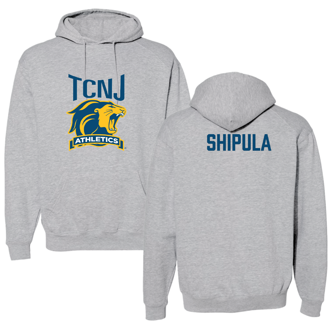 The College of New Jersey Baseball Sport Gray Hoodie - Mike Shipula
