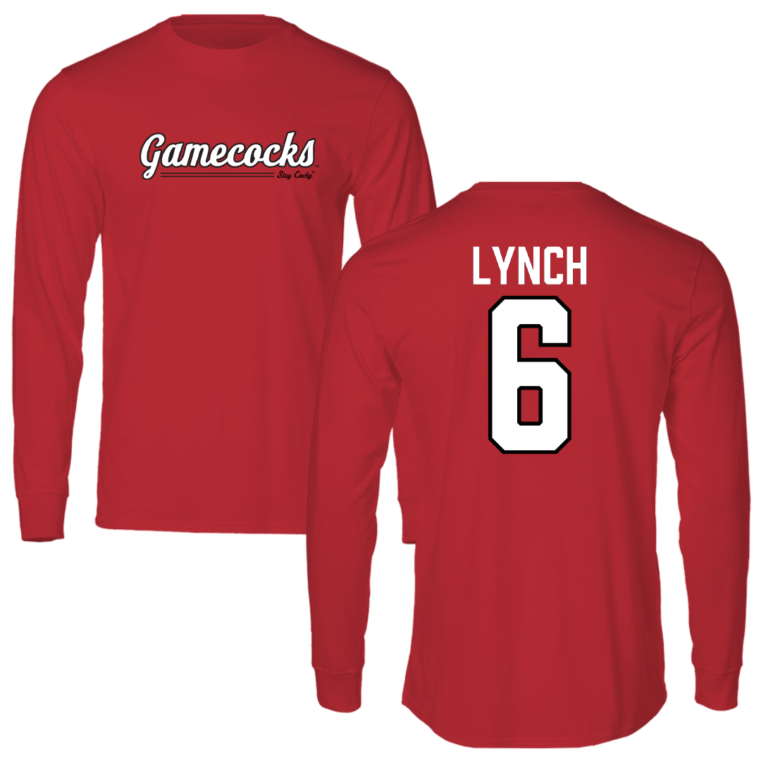 Jacksonville State University Beach Volleyball Red General Long Sleeve - #6 Carley Lynch