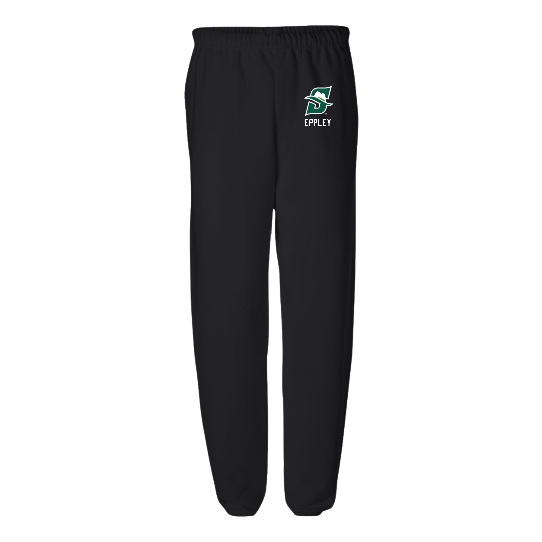 Stetson University Softball Black Sweatpants - #4 Kami Eppley