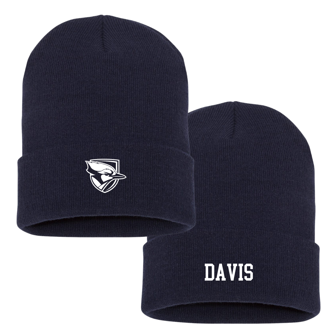 Elmhurst University Golf (M) Navy Beanie - William Davis