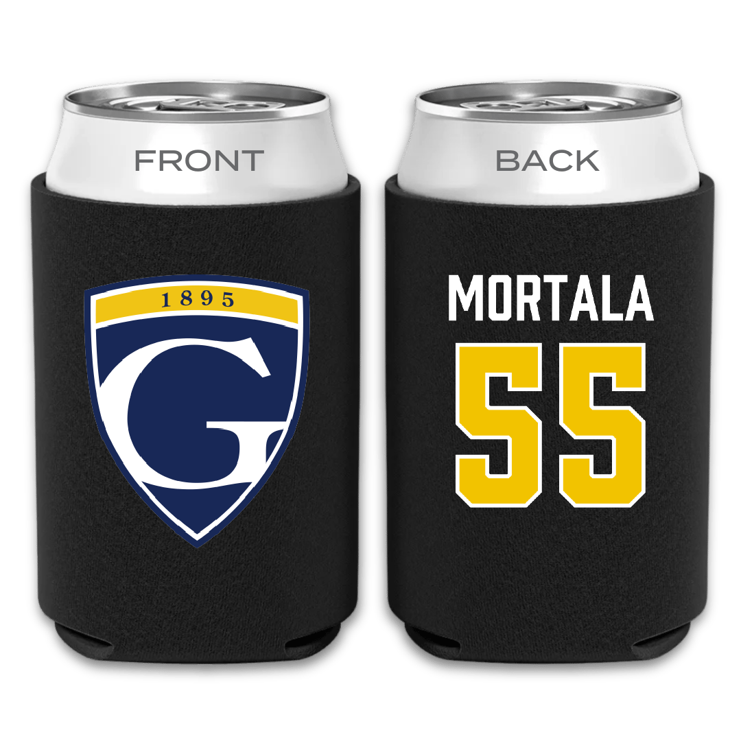 Graceland University Football Black Can Cooler - #55 Sushanth Mortala