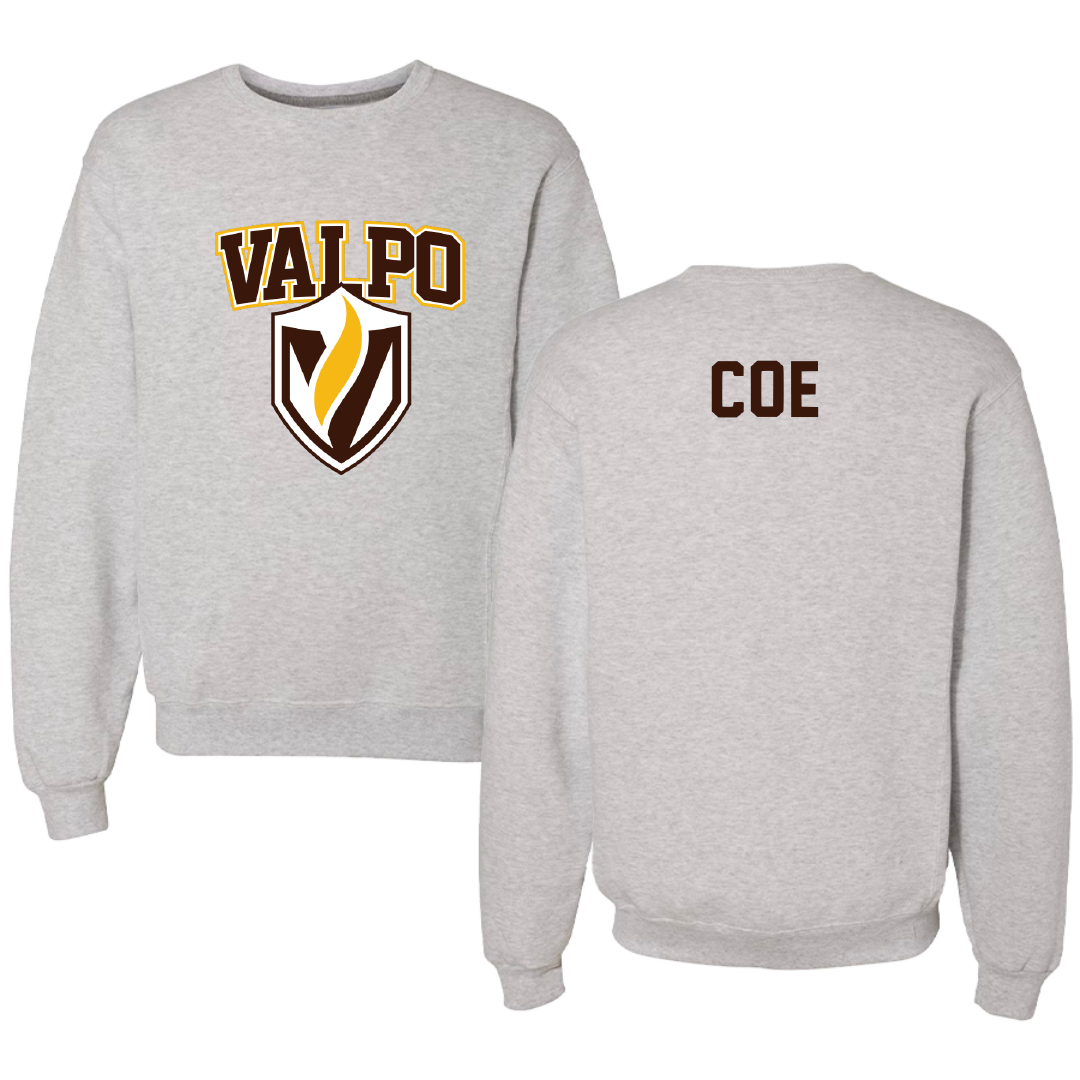 Valparaiso University Cheer Gray Crewneck - Miyana Coe