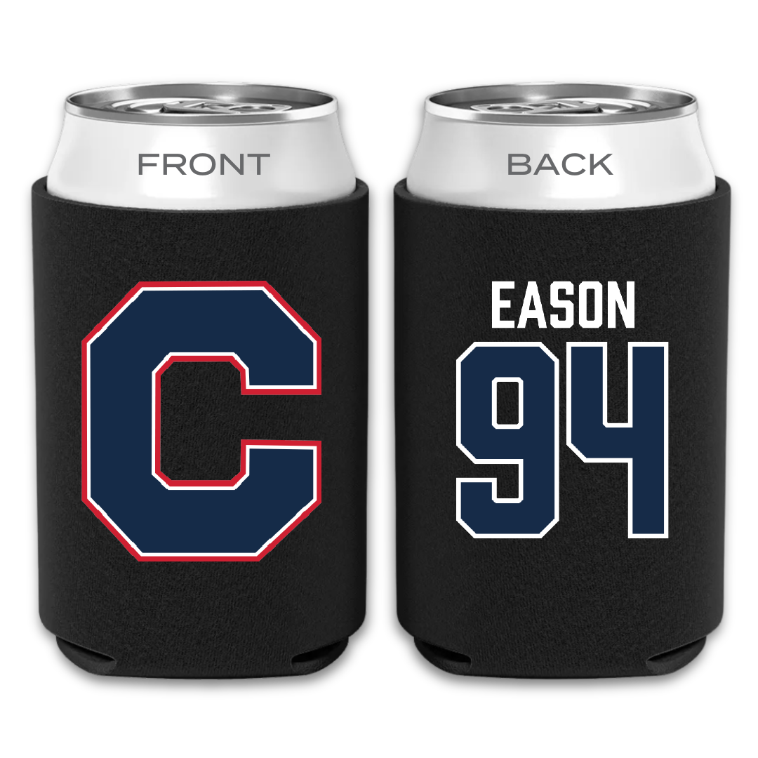 Catawba College Football Black Can Cooler - #94 Jaydon Eason