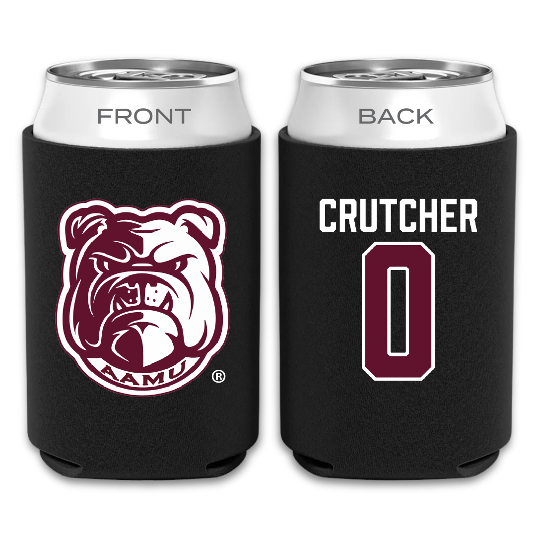 Alabama A&M University Baseball Black Can Cooler - #0 Rynzo Crutcher