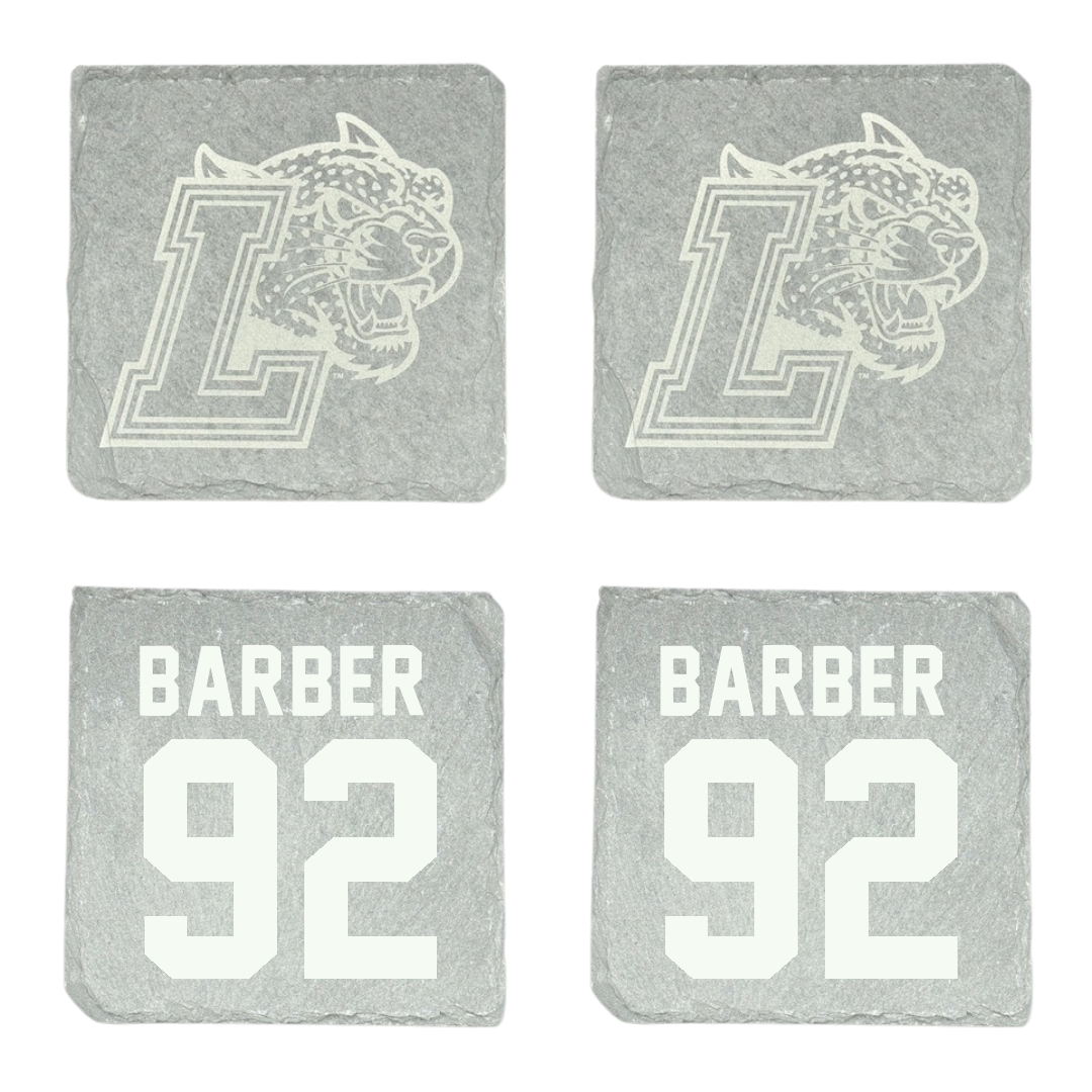 Lafayette College Football Stone Coaster (4 Pack)  - #92 Will Barber