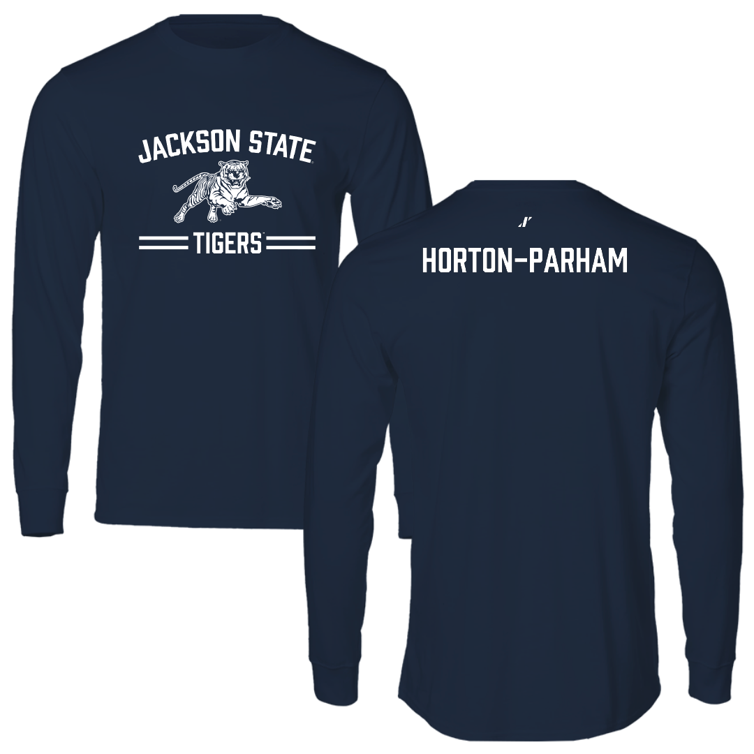 Jackson State University Golf (W) Navy General Performance Long Sleeve - Simone Horton-Parham