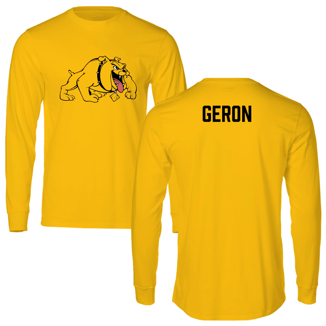 Bowie State University TF and XC Gold Long Sleeve - Aidan Geron