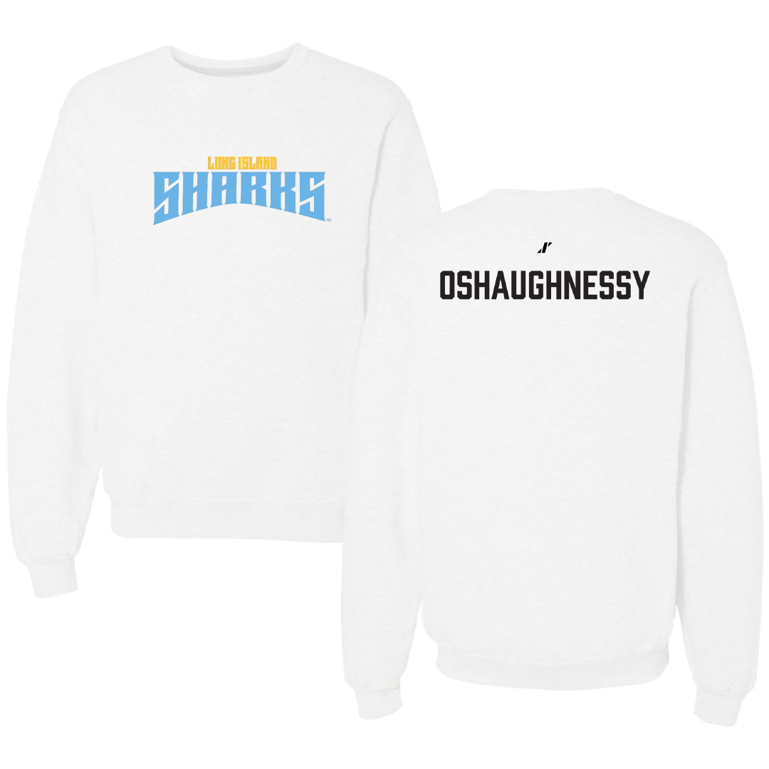 Long Island University Dance White Classic Crewneck - Kate OShaughnessy