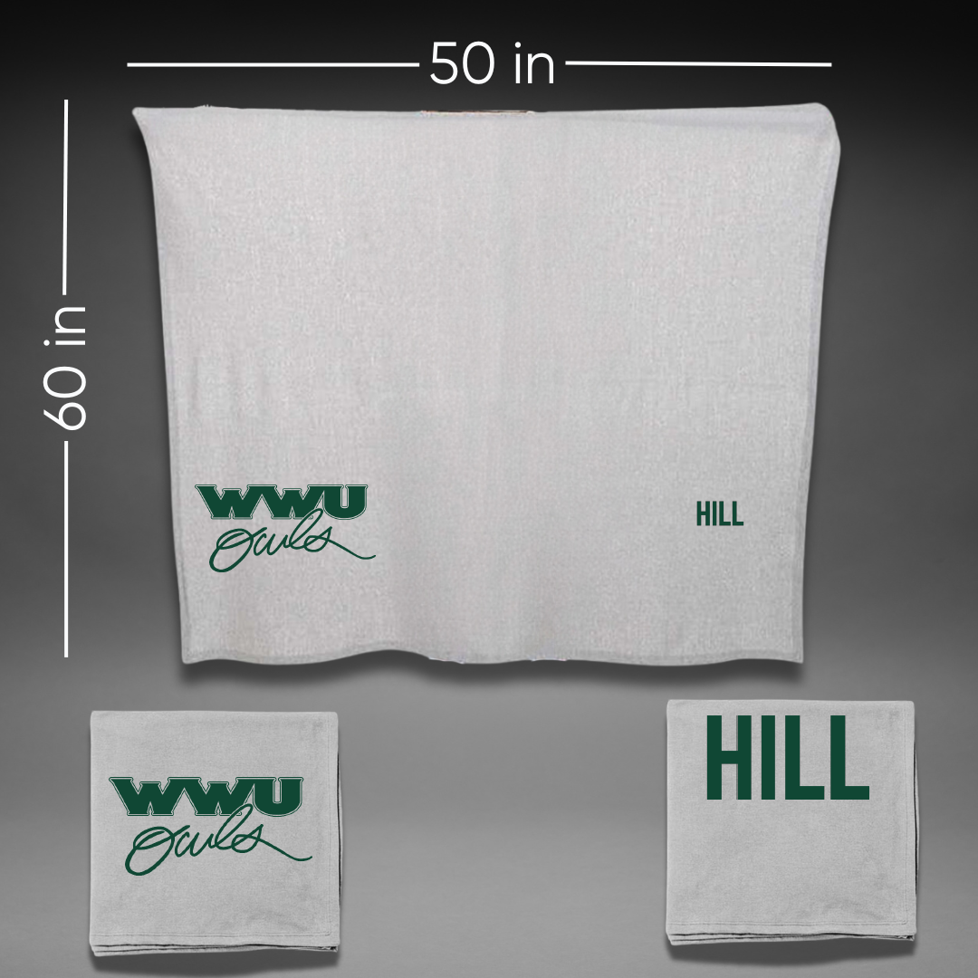 William Woods University Football Gray Blanket - Taurean Hill