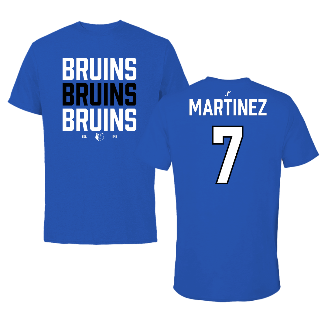 Salt Lake Community College Softball Blue General Performance Tee - #7 Baylee Martinez