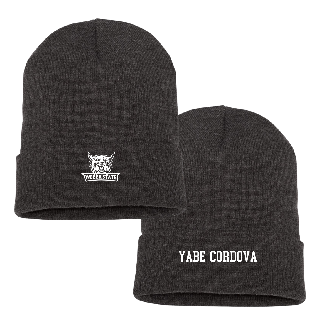 Weber State University Cheer Dark Gray Beanie - Athena Yabe-Cordova