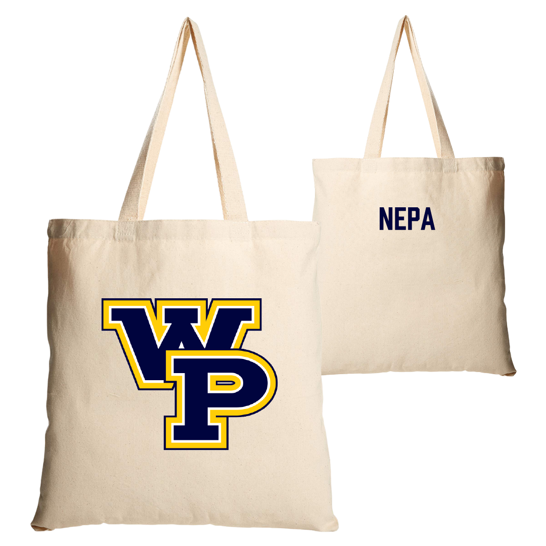 William Penn University TF and XC Tan Canvas Tote Bag - Arabella Nepa